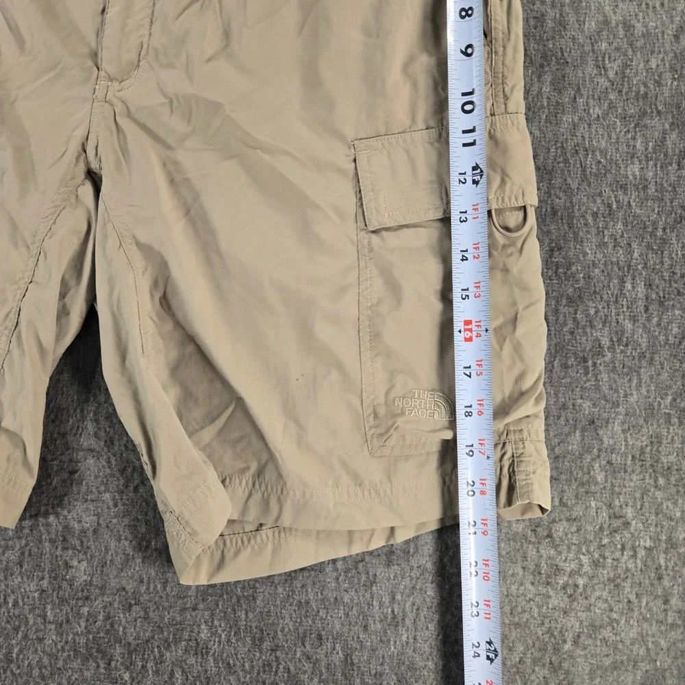 The North Face Shorts Mens XL Khaki Nylon Cargo Hiking Outdoor 2008 Ripstop